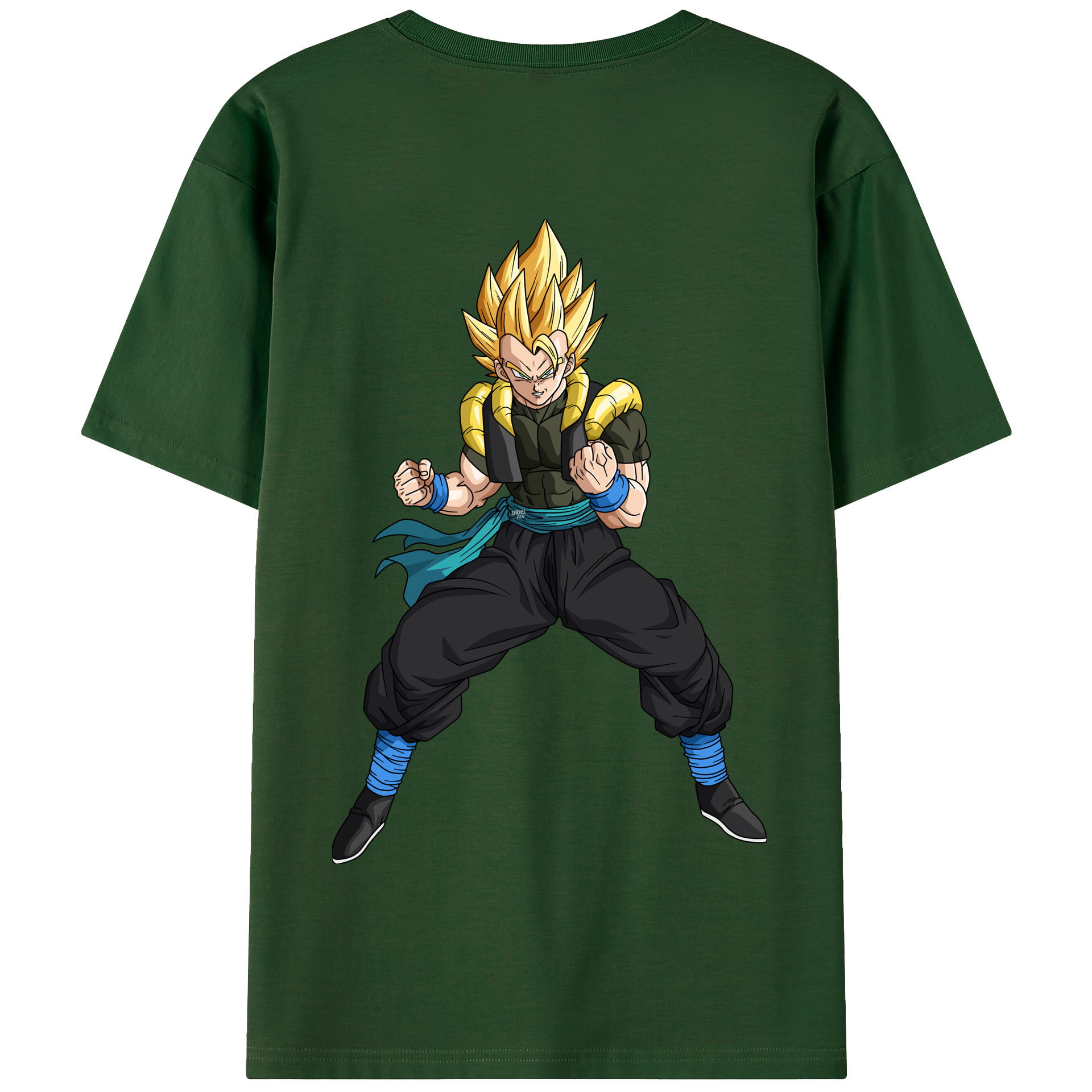 （画像用） ドラゴンボール ベジータ四世（Bejīta Yonsei）DRAGON BALL Vegeta IV 綿100％半袖Tシャツ（背面プリント）